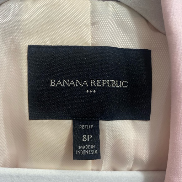 NEW Lovely Pink Banana Republic Suit Jacket 8P - Picture 6 of 7